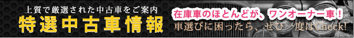 特選中古車情報（上質で厳選された中古車をご案内)